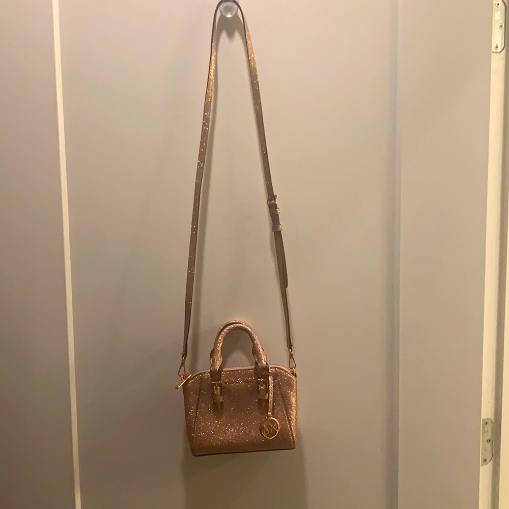 Michael Kors rose gold crossbody